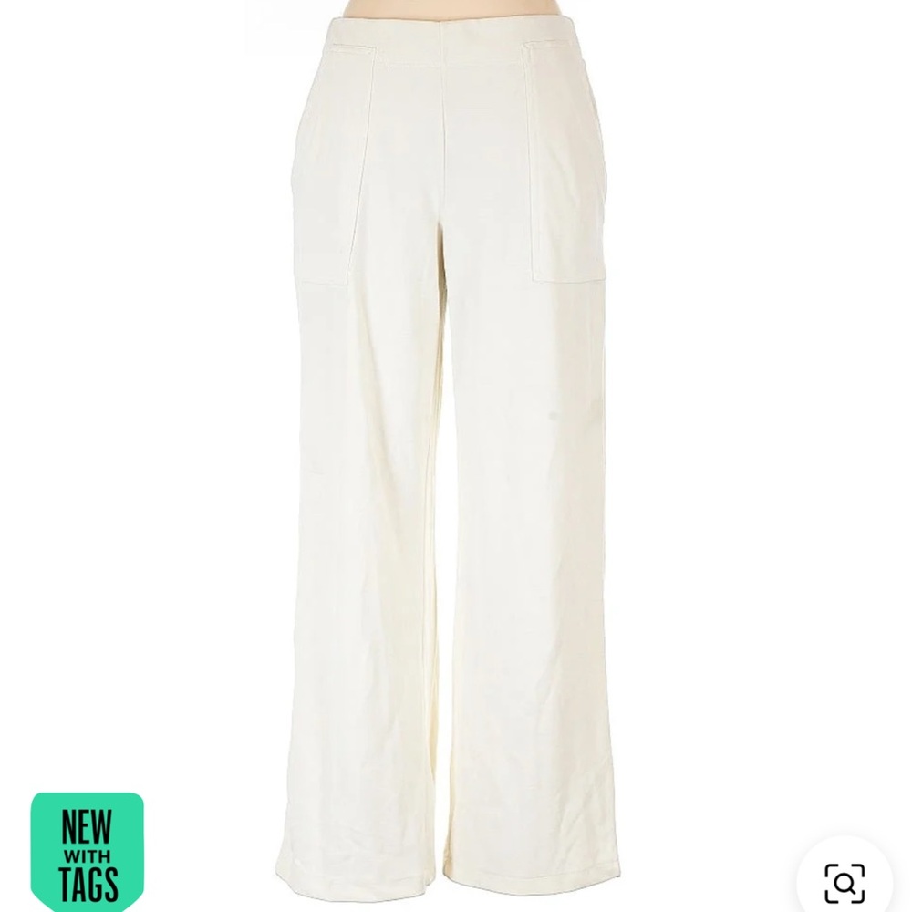 Cream Max Studio wide leg pants